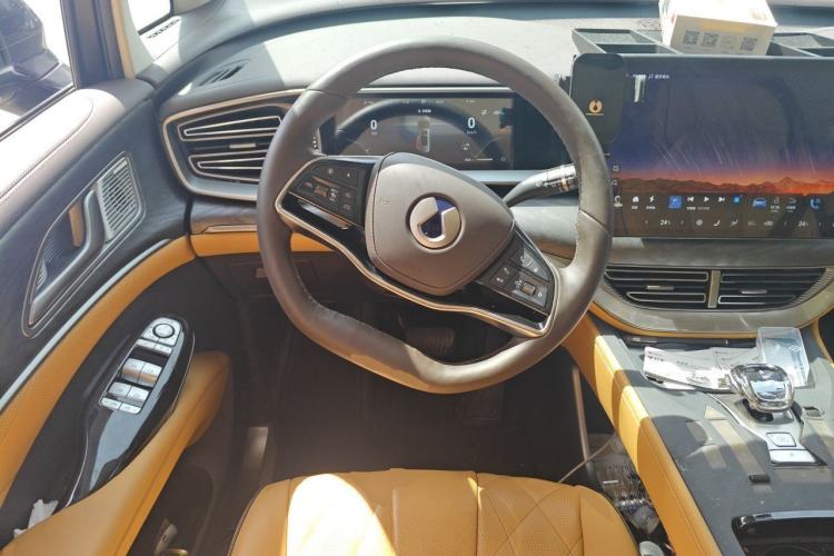 Used Denza D9 2024 DM-i 980 Four-Wheel Drive Prestige Model Steering Wheel