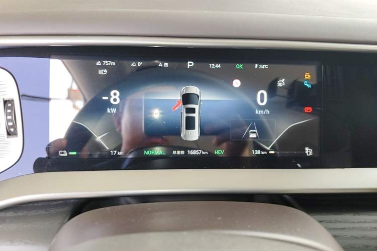 Used Denza D9 2024 DM-i 980 Four-Wheel Drive Flagship Model Instrument Cluster