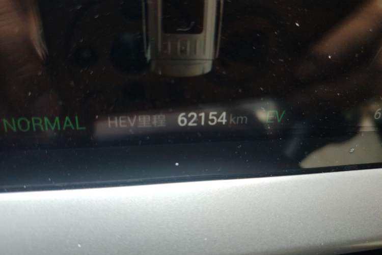 Used Denza D9 2024 DM-i 980 Four-Wheel Drive Prestige Model Odometer Close Up