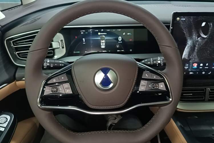 Used Denza D9 2024 DM-i 980 Four-Wheel Drive Flagship Model Steering Wheel