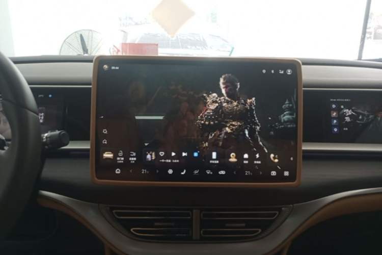Used Denza D9 2025 DM-i Intelligent Drive 1020 Four-Wheel Drive Flagship Model Audio And AC Panel
