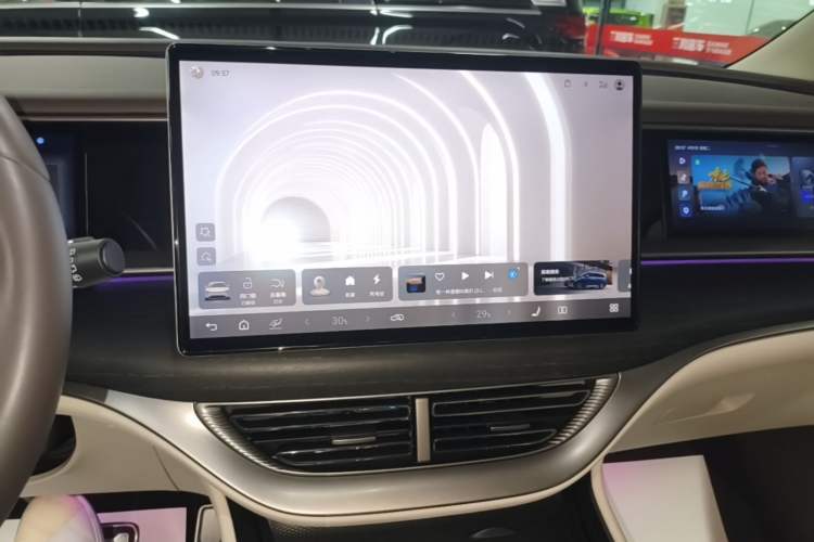 Used Denza D9 2025 DM-i Intelligent Drive 1020 Four-Wheel Drive Flagship Model Audio And AC Panel
