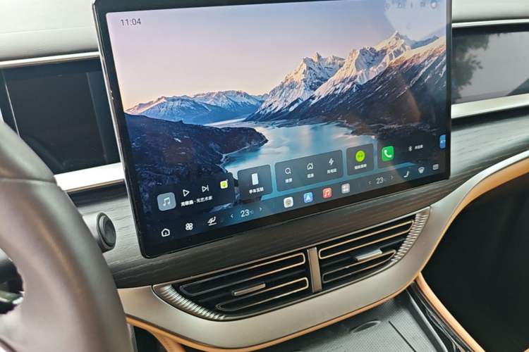 Used Denza D9 2025 DM-i Intelligent Drive 1020 Four-Wheel Drive Flagship Model Audio And AC Panel