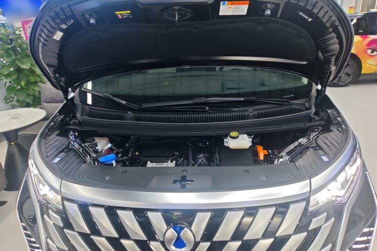 Used Denza D9 2025 DM-i Smart Drive 1020 Four-Wheel Drive Premium Model Engine Bay