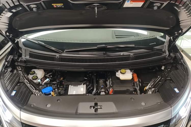 Used Denza D9 2025 DM-i Intelligent Drive 1020 Four-Wheel Drive Flagship Model Engine Bay