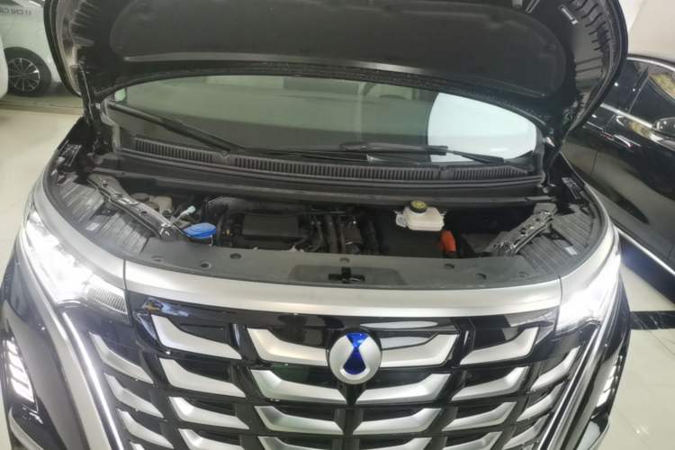 Used Denza D9 2025 DM-i Smart Drive 1020 Four-Wheel Drive Deluxe Model Engine Bay