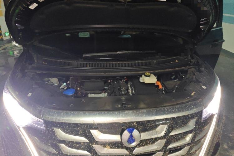 Used Denza D9 2025 DM-i Intelligent Drive 1020 Four-Wheel Drive Prestige Model Engine Bay