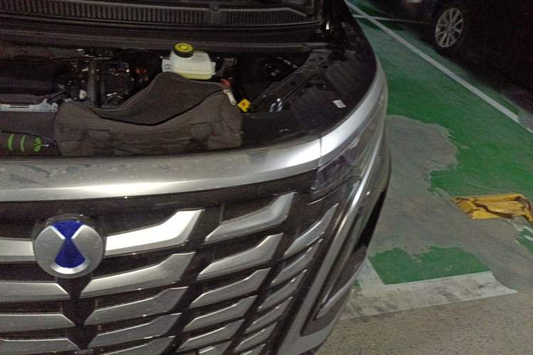Used Denza D9 2025 DM-i Intelligent Drive 1020 Four-Wheel Drive Prestige Model Engine Bay Left