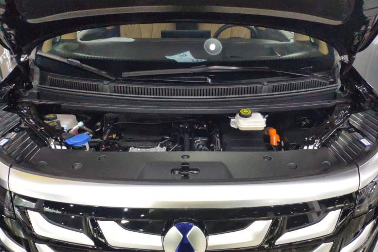 Used Denza D9 2025 DM-i Intelligent Drive 1020 Four-Wheel Drive Prestige Model Engine Bay