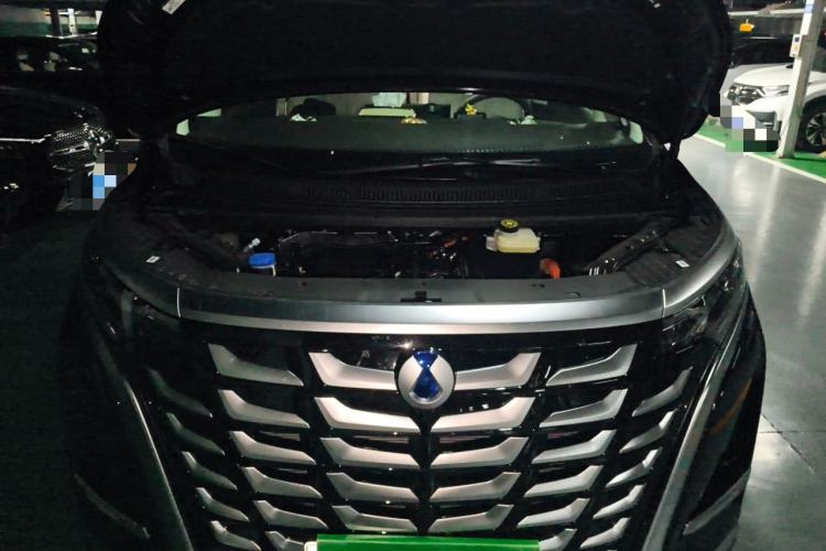 Used Denza D9 2025 DM-i Smart Drive 1020 Four-Wheel Drive Deluxe Model Engine Bay