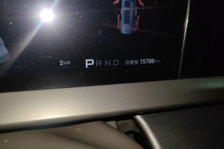 Used Denza D9 2025 Model DM-i Four-Wheel Drive Prestige Edition Odometer Close Up