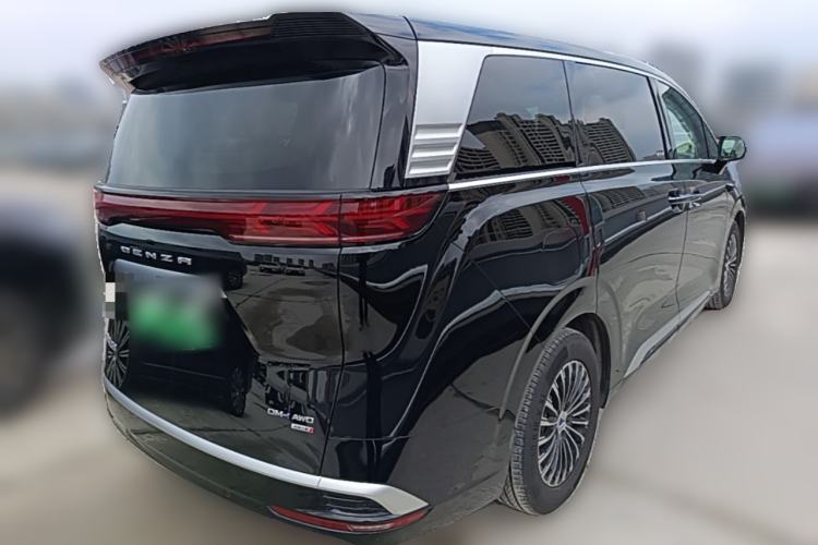 Used Denza D9 2025 DM-i Intelligent Drive 1020 Four-Wheel Drive Flagship Model Rear Right 45 Deg