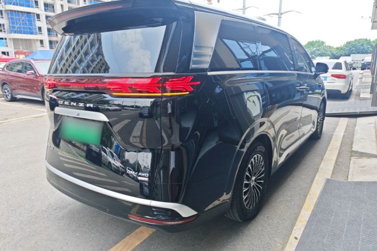 Used Denza D9 2025 DM-i Intelligent Drive 1020 Four-Wheel Drive Prestige Model Rear Right 45 Deg