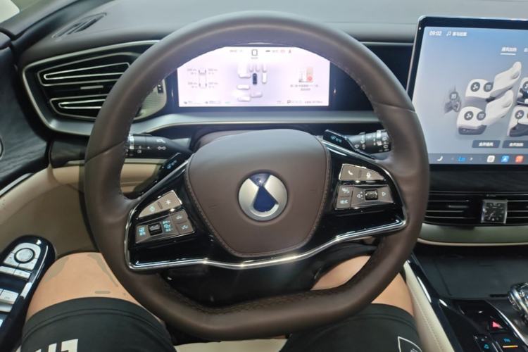 Used Denza D9 2025 DM-i Smart Drive 1020 Four-Wheel Drive Premium Model Steering Wheel