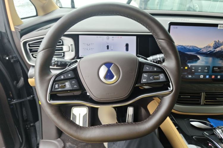 Used Denza D9 2025 DM-i Smart Drive 1020 Four-Wheel Drive Deluxe Model Steering Wheel