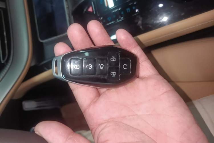 Used Denza D9 2025 DM-i Intelligent Drive 1020 Four-Wheel Drive Flagship Model Vehicle Key