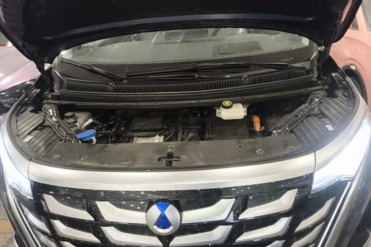 Used Denza D9 2025 DM-i Intelligent Drive 1020 Four-Wheel Drive Prestige Model Engine Bay