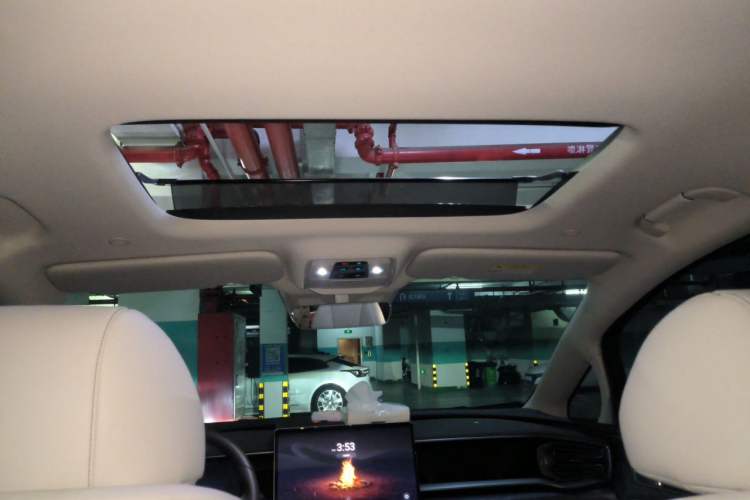 Used Denza D9 2025 DM-i Smart Drive 1020 Four-Wheel Drive Deluxe Model Headliner