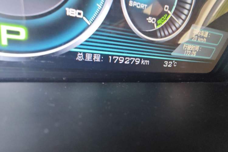 Used Denza 2017 Stylish Edition Odometer Close Up