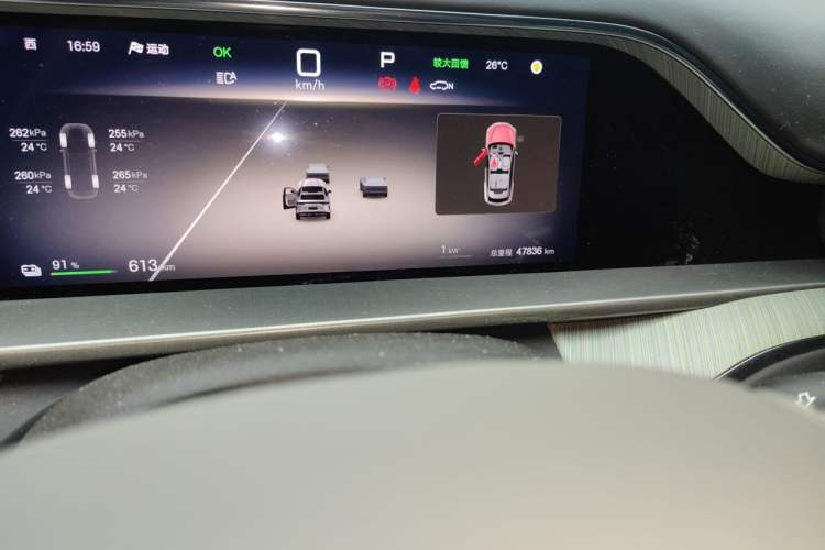 Used Denza N7 2023 with Ultra-Long Range Odometer Close Up