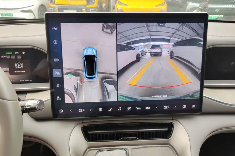Used Denza N7 2024 630 All-Wheel Drive Intelligent Driving Ultra Version Audio And AC Panel