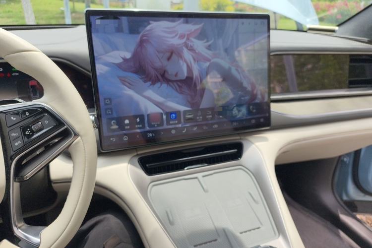 Used Denza N7 2024 630 All-Wheel Drive Intelligent Driving Max Edition Audio And AC Panel