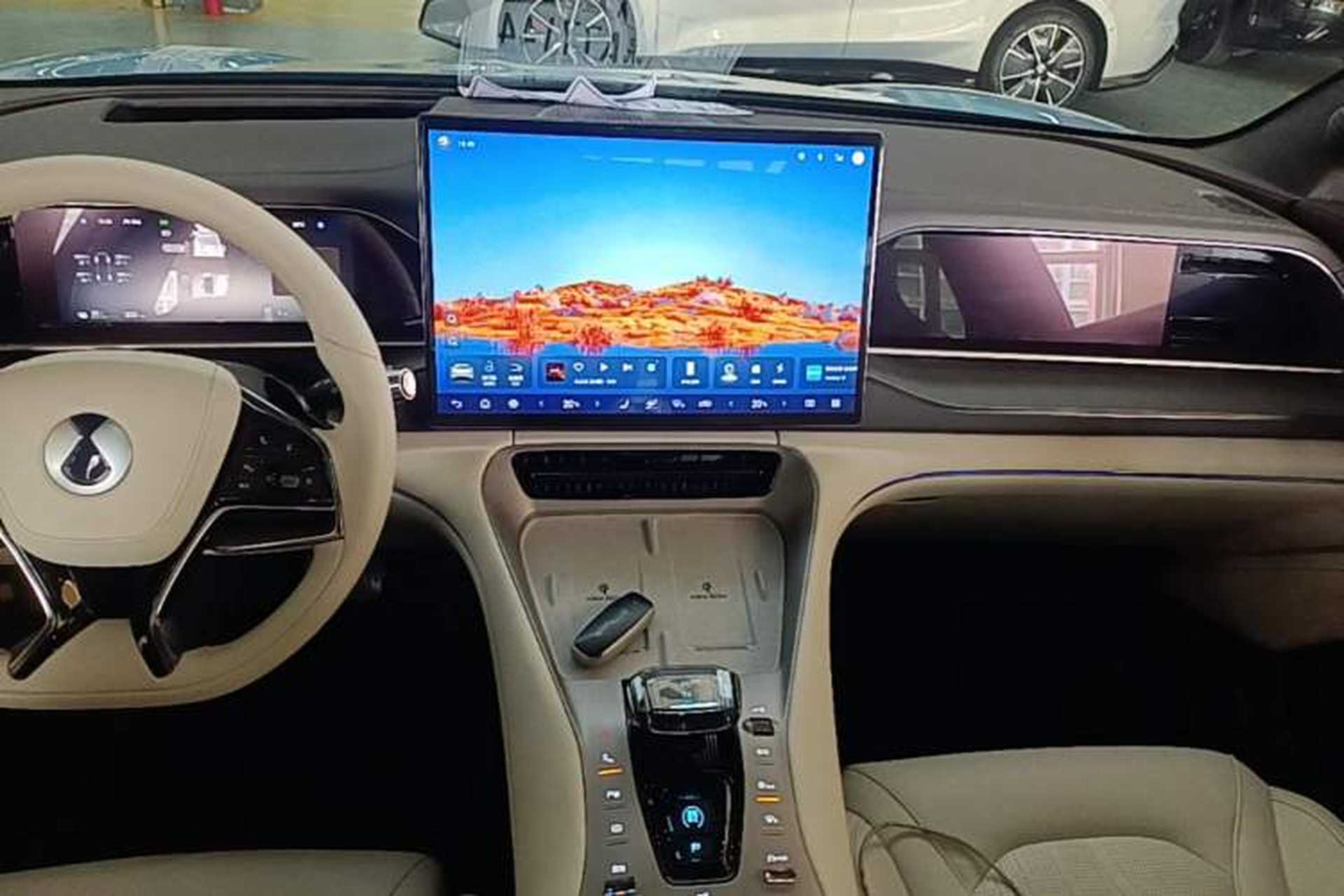 Used Denza N7 2024 630 All-Wheel Drive Intelligent Driving Max Edition Audio And AC Panel