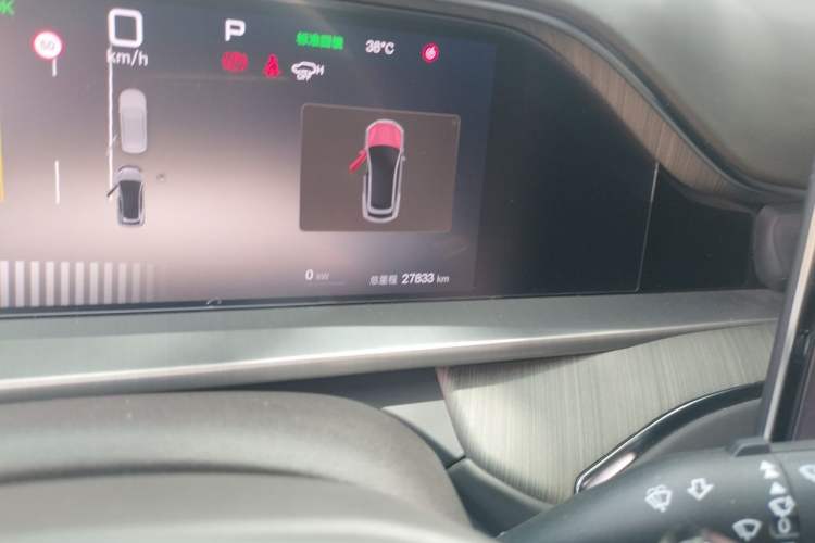 Used Denza N7 2024 630 All-Wheel Drive Intelligent Driving Max Edition Odometer Close Up