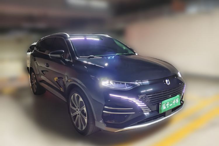 Used Denza N8 2023 Four-Wheel Drive Ultra-Hybrid Flagship Seven-Seater Version Front Right 45 Deg