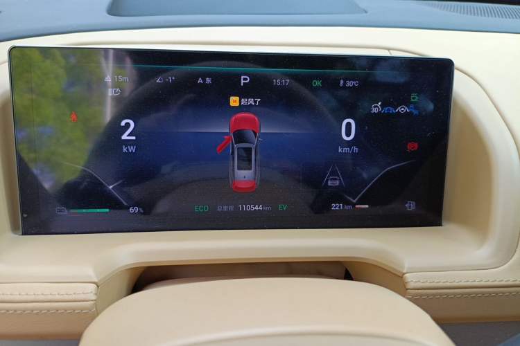 Used Denza N8 2023 Four-Wheel Drive Ultra-Hybrid Flagship Six-Seater Version Instrument Cluster
