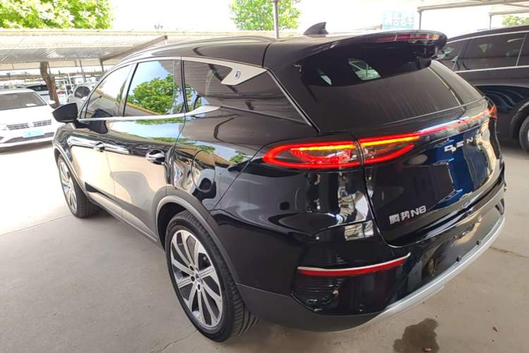 Used Denza N8 2023 Four-Wheel Drive Ultra-Hybrid Flagship Six-Seater Version Rear Left 45 Deg