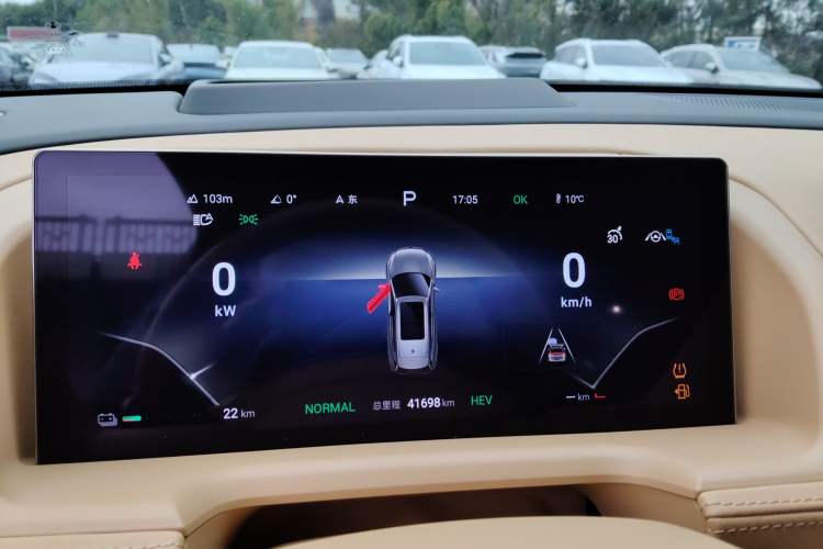 Used Denza N8 2023 Four-Wheel Drive Ultra-Hybrid Flagship Seven-Seater Version Instrument Cluster