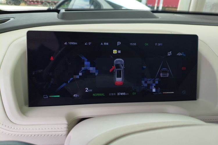 Used Denza N8 2023 Four-Wheel Drive Ultra-Hybrid Flagship Six-Seater Version Instrument Cluster
