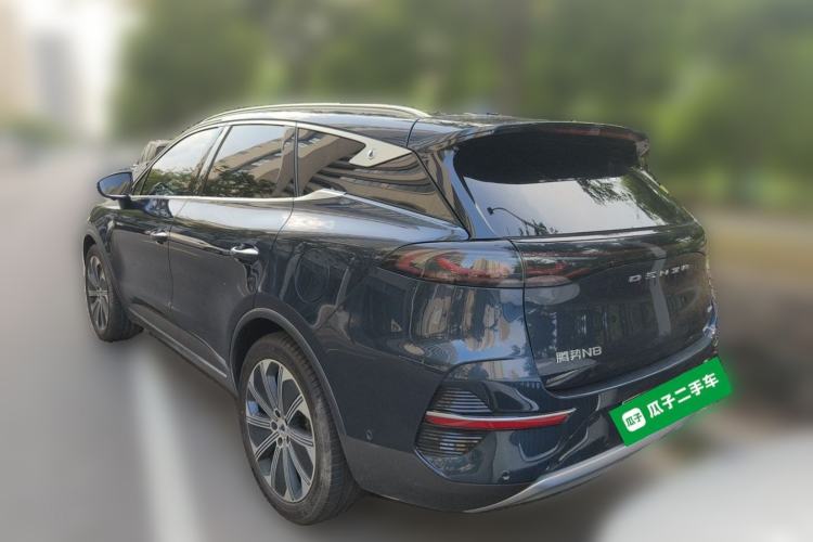 Used Denza N8 2023 Four-Wheel Drive Ultra-Hybrid Flagship Seven-Seater Version Rear Left 45 Deg