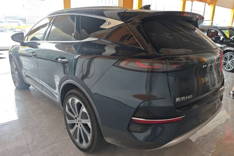 Used Denza N8 2023 Four-Wheel Drive Ultra-Hybrid Flagship Six-Seater Version Rear Left 45 Deg