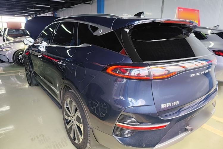 Used Denza N8 2023 Four-Wheel Drive Ultra-Hybrid Flagship Seven-Seater Version Rear Left 45 Deg