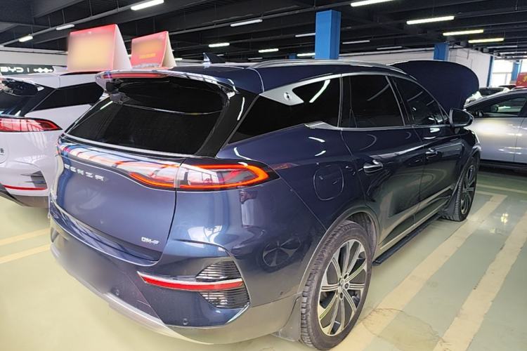 Used Denza N8 2023 Four-Wheel Drive Ultra-Hybrid Flagship Seven-Seater Version Rear Right 45 Deg