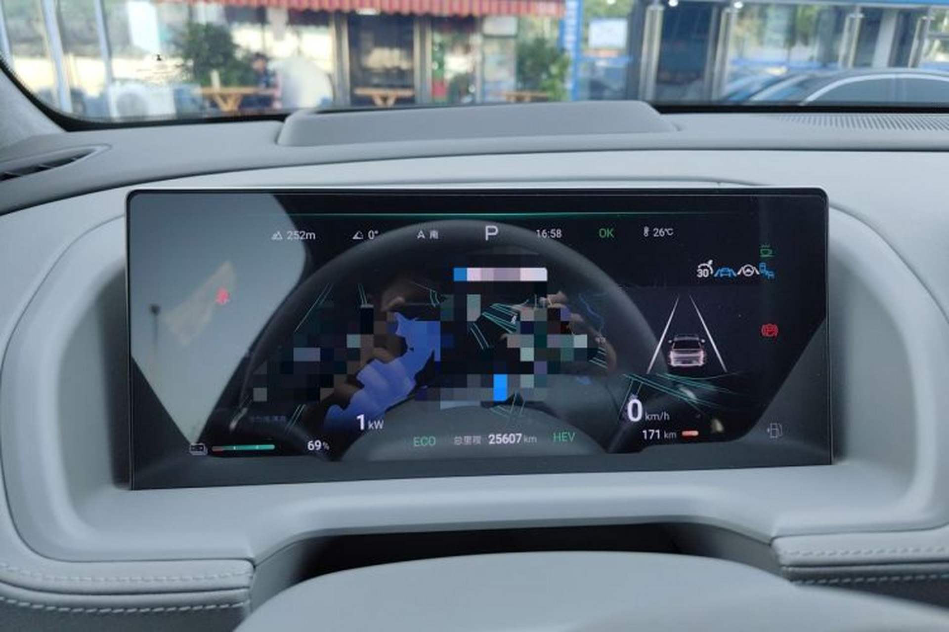 Used Denza N8 2023 Four-Wheel Drive Ultra-Hybrid Flagship Six-Seater Version Instrument Cluster