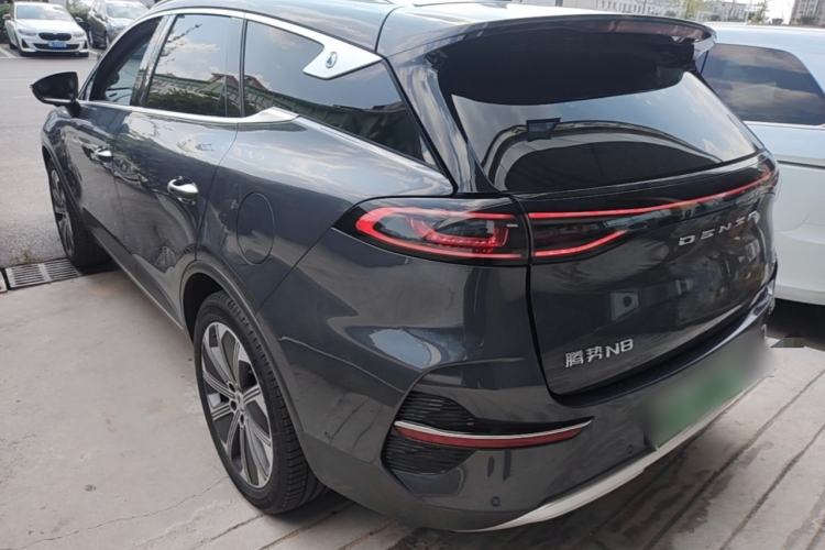 Used Denza N8 2023 Four-Wheel Drive Ultra-Hybrid Flagship Seven-Seater Version Rear Left 45 Deg