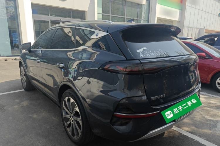 Used Denza N8 2023 Four-Wheel Drive Ultra-Hybrid Flagship Six-Seater Version Rear Left 45 Deg