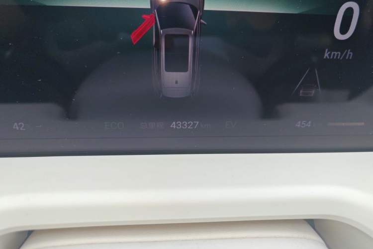 Used Denza N8 2023 Four-Wheel Drive Ultra-Hybrid Flagship Six-Seater Version Odometer Close Up