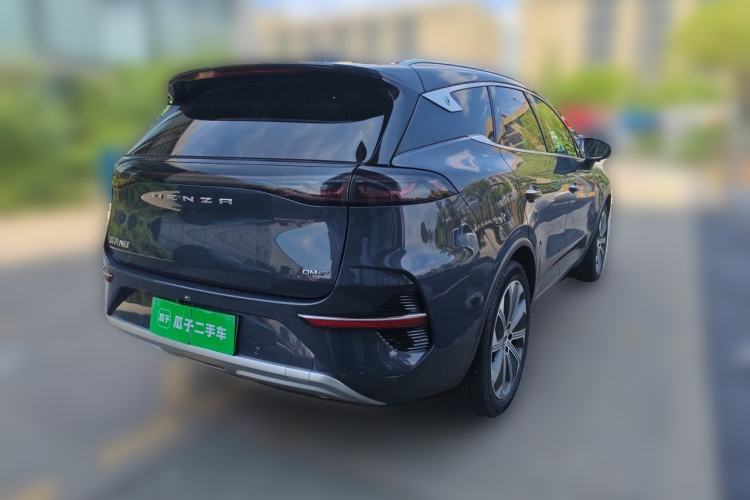 Used Denza N8 2023 Four-Wheel Drive Ultra-Hybrid Flagship Six-Seater Version Rear Right 45 Deg