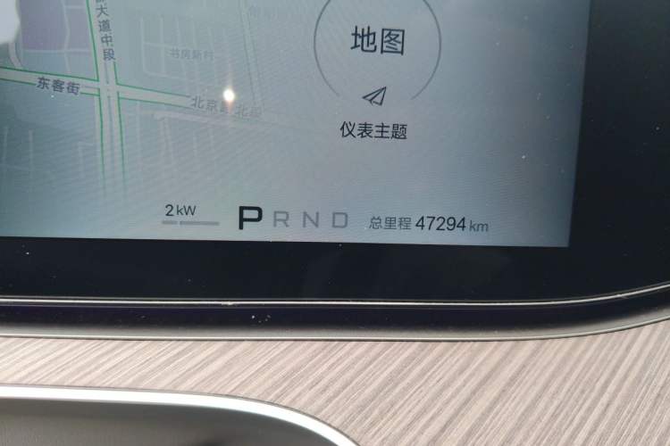 Used Denza N9 2025 Flagship Model Odometer Close Up