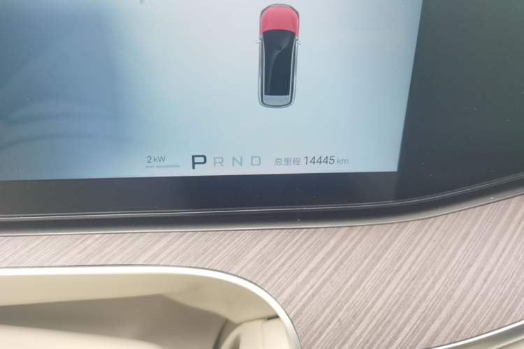 Used Denza N9 2025 Flagship Model Odometer Close Up