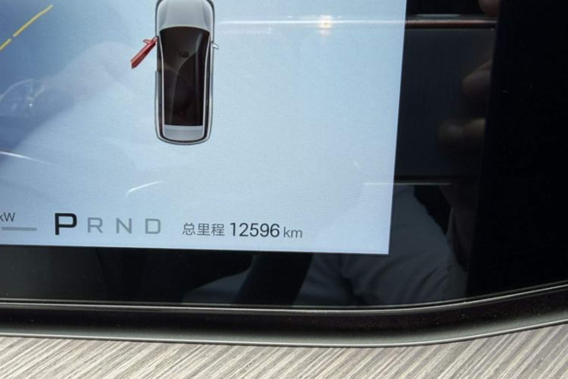 Used Denza N9 2025 Prestige Version Odometer Close Up