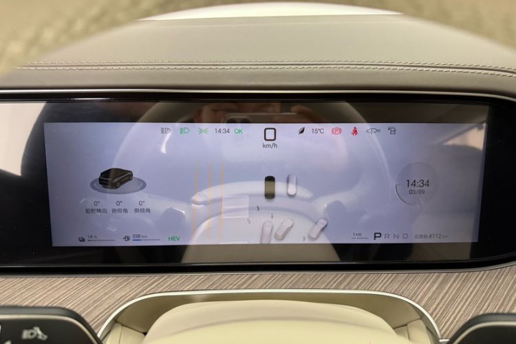 Used Denza N9 2026 Model Zunyue Model Odometer Close Up