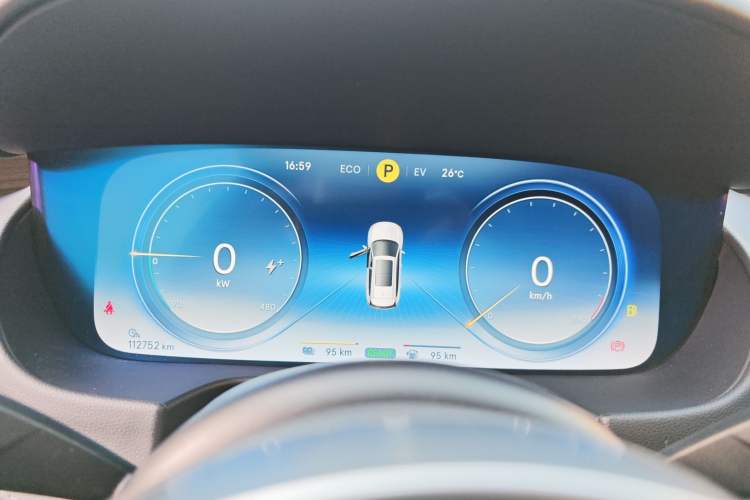 Used Denza X 2020 PHEV Flagship Edition Odometer Close Up