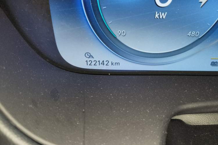 Used Denza X 2020 PHEV Classic Edition Odometer Close Up