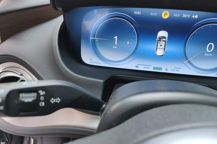 Used Denza X 2020 PHEV Classic Edition Odometer Close Up