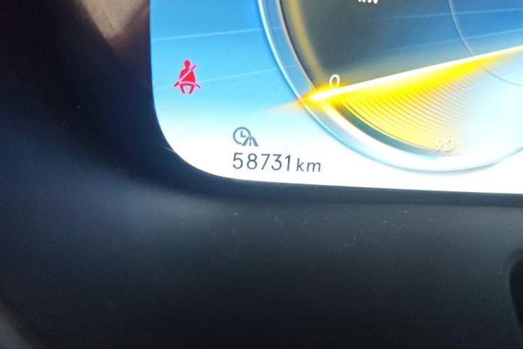 Used Denza X 2020 PHEV Flagship Edition Odometer Close Up